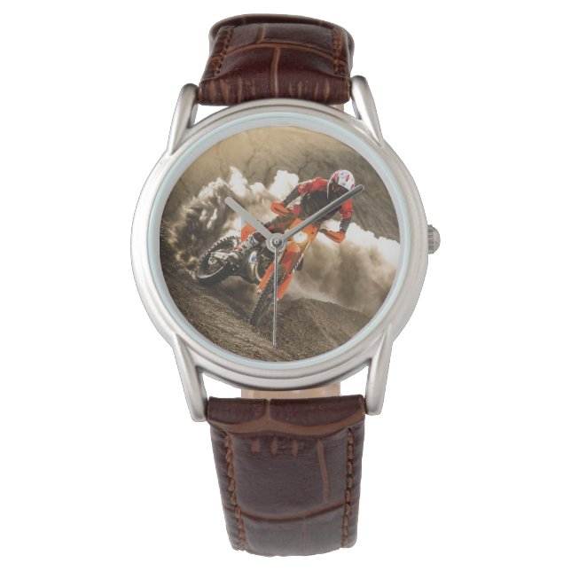 Motocross Rider Watch (Front)