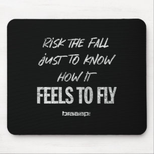 Motocross Risk The Fall Halloween Retro Fall Hallo Mouse Mat