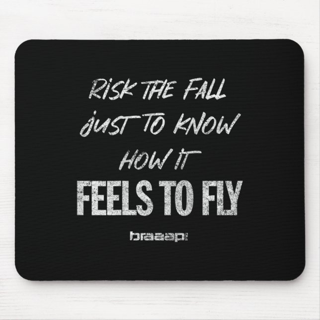 Motocross Risk The Fall Halloween Retro Fall Hallo Mouse Mat (Front)