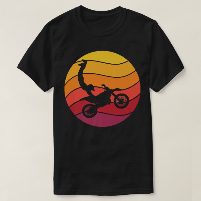 Motocross Seatgrab Retro Style Vintage  795 T-Shirt (Design Front)
