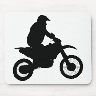Motocross Silhouette Mouse Mat