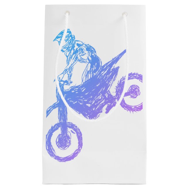 Motocross Small Gift Bag (Front)
