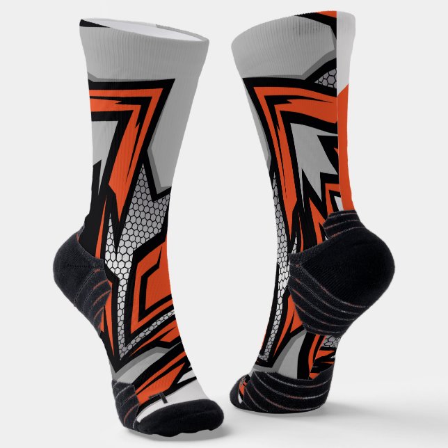 Motocross Socks - Super Cross - MX Moto Cross (Angled)