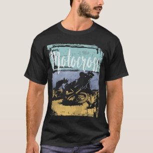 Motocross Vintage Retro Rider T-Shirt