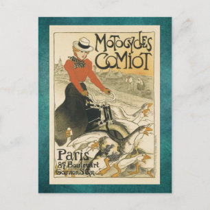 Motocycles Comiot By Theophile-Alexandre Steinlen  Postcard