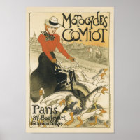 Motocycles Comiot By Theophile-Alexandre Steinlen