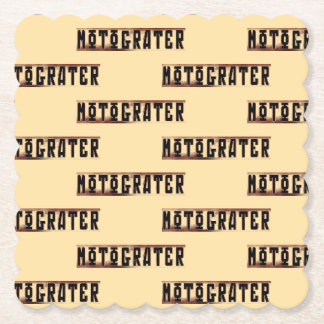 MOTOGRATER Paper Coasters