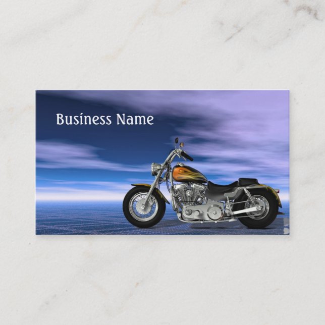 Motor Bike Business Card (Front)