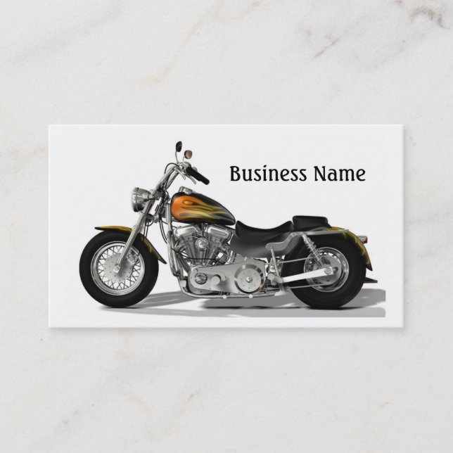 Motor Bike Business Card (Front)