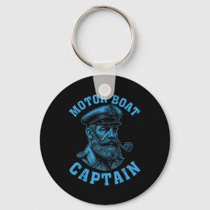 Motor Boat Captain _1 Key Ring