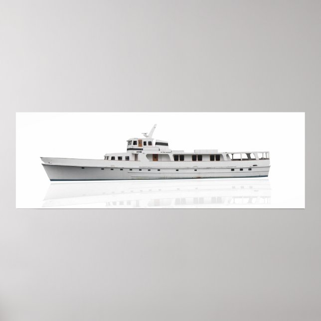 Motor boat poster (Front)