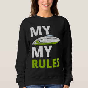 Motor Boat Regatta Skipper Boat Owner Captain Boat Sweatshirt