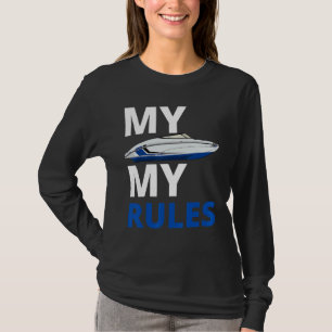 Motor Boat Regatta Skipper Boat Owner Captain Boat T-Shirt