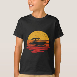 Motor Boat Vintage Motorboating Captain T-Shirt