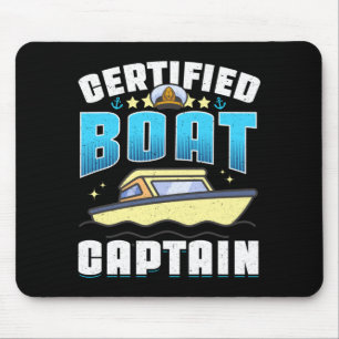 Motor boats captain speed boat owner motorboat mouse mat