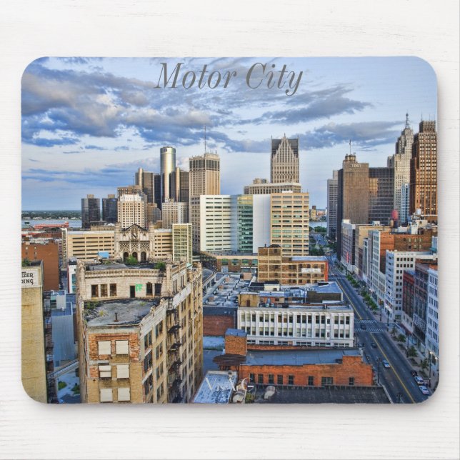 Motor City Saturation Mouse Mat (Front)