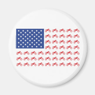 Motor-Cycle-Flag-Moto-Cross Magnet