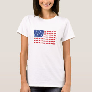 Motor-Cycle-Flag-Sport T-Shirt