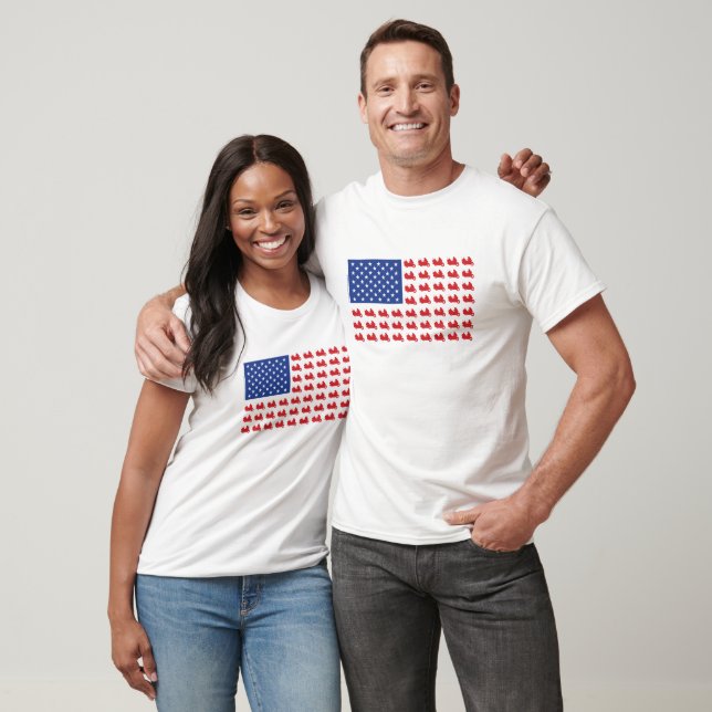 Motor-Cycle-Flag-WING T-Shirt (Unisex)