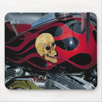 Motor cycle Skull - Fuel Tank Mouse Mat