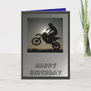 Motor cycle tricks card