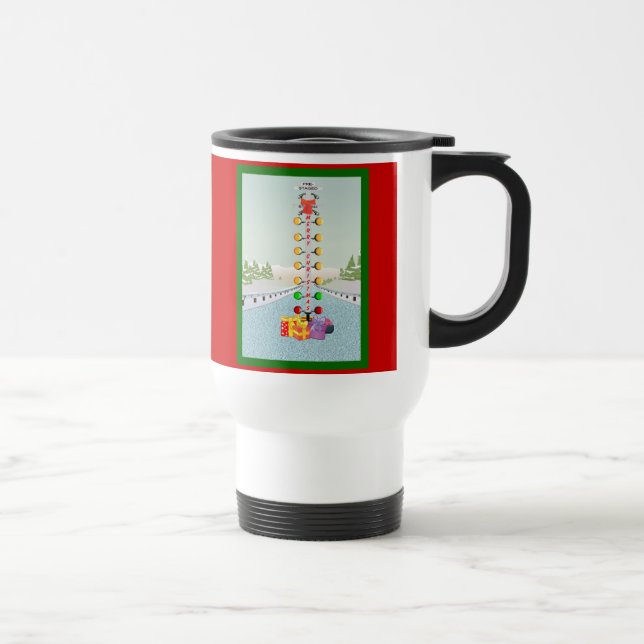 Motor Head Christmas Travel Mug (Right)