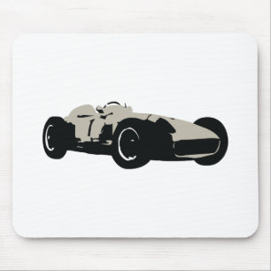 Motor Racing Car illustration printed on t-shirts Mouse Mat
