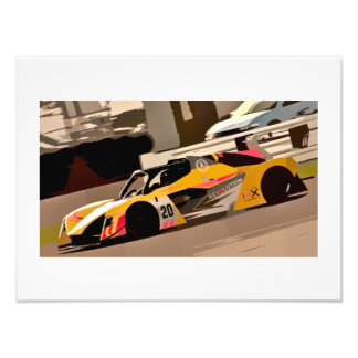 Motor Racing Digital Art (5274) Photo Print