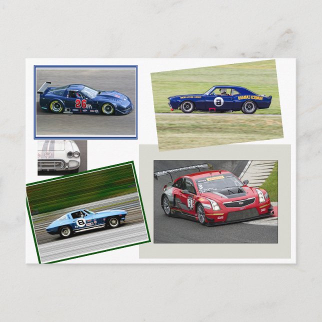 Motor Racing Postcard (Front)