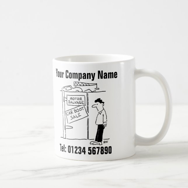 Motor Salvage Car Boot Sale Coffee Mug (Right)