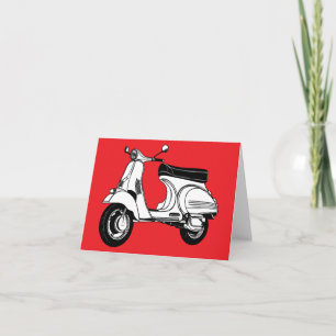 Motor scooter card