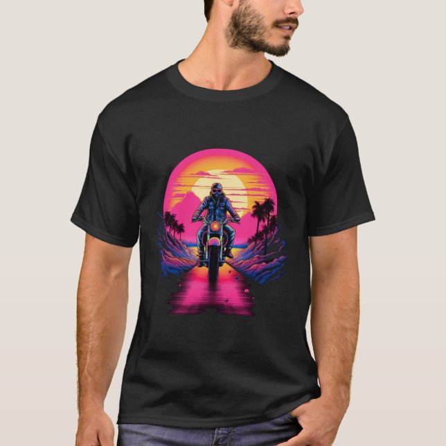 Motor Vivid Colour at Sunset T-shirt (Front)