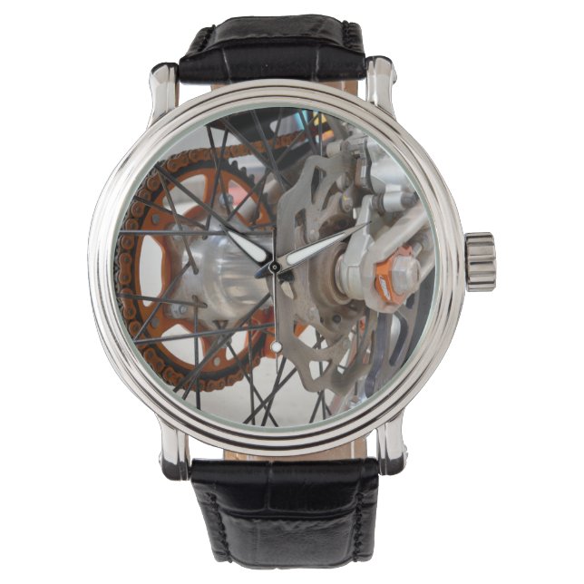 Motorbike Back Wheel, Watch (Front)