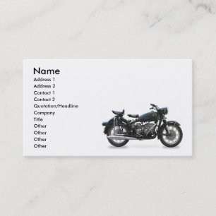 Motorbike Business Card