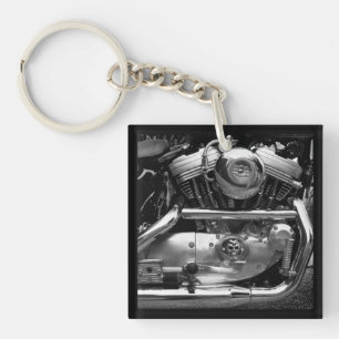 Motorbike Engine Keychain/Keyring Key Ring