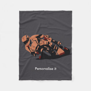 Motorbike Fleece Blanket