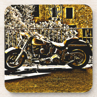 Motorbike in Ancient Valbonne France  Coaster