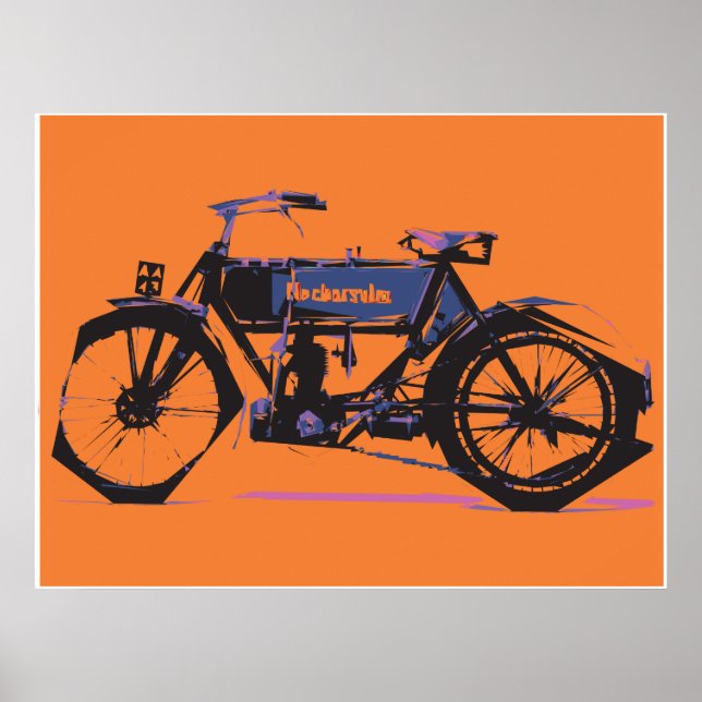 Motorbike in transit poster (Front)