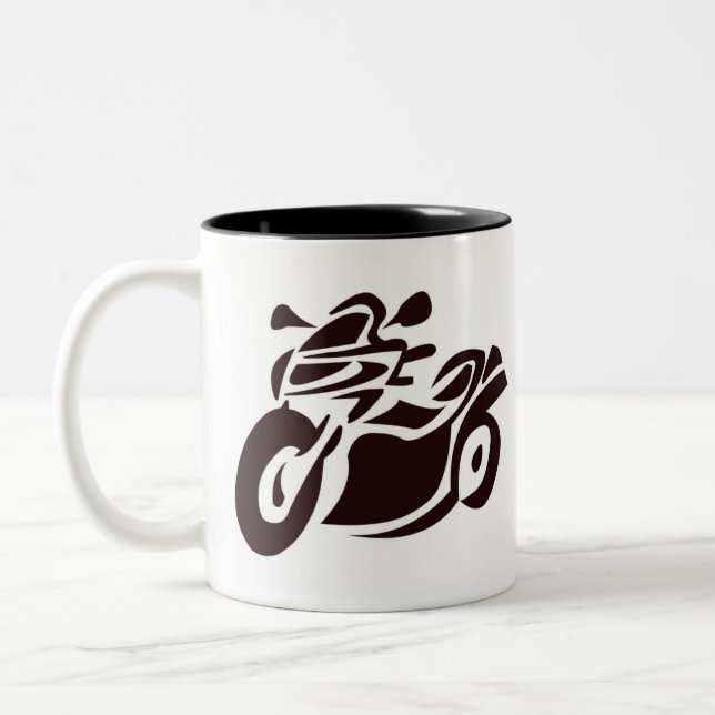 Motorbike Logo Mug (Left)