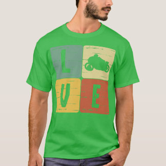 Motorbike motorcycle biker bike riding streets fre T-Shirt