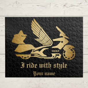 Motorbike motorcycle biker goldwing jigsaw puzzle