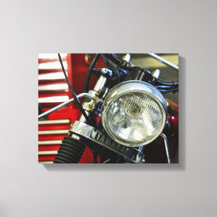 Motorbike Motorcycle Biker Rider Bike Canvas Print