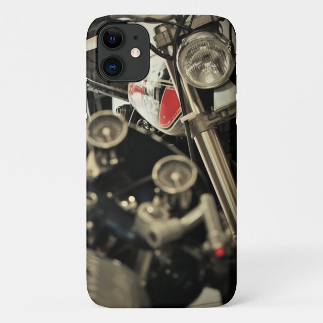 Motorbike Motorcycle Biker Rider iPhone 11 Case (Back)