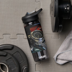 Motorbike Motorcycle Biker Rider Motorbike Water Bottle