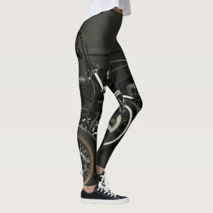 Motorbike Motorcycle Biker Rider Motorbikes Leggings