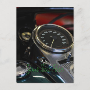 Motorbike Motorcycle Biker Rider Postcard