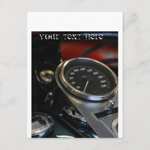 Motorbike Motorcycle Biker Rider Postcard