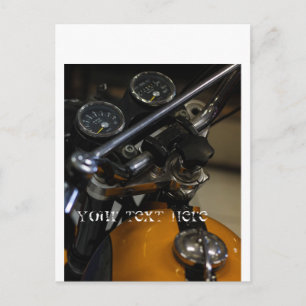 Motorbike Motorcycle Biker Rider Postcard