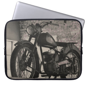 Motorbike Motorcycle Rider Laptop Sleeve