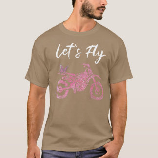 Motorbike Motorcyclist Butterfly T-Shirt
